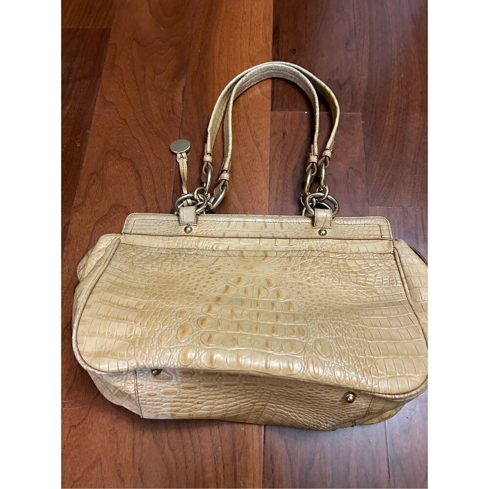 Brahmin women’s Collette Melbourne croc embossed‎ leather bag - Picture 4 of 16